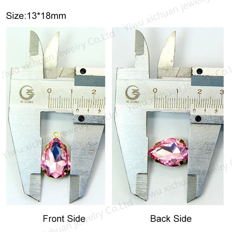 Hot Sale Crystal Stone Pendant With Metal Claw for Necklace Making