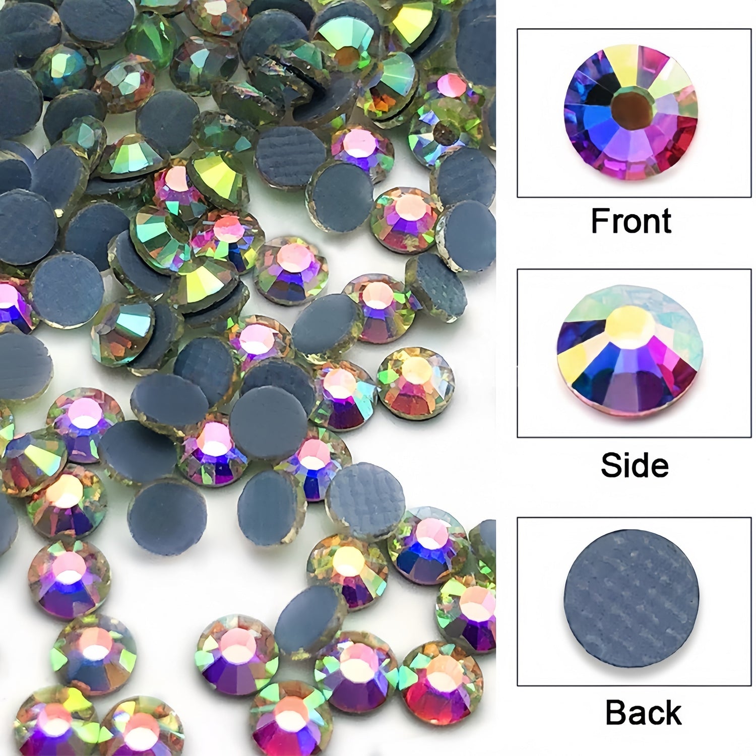 Hotfix Round Rhinestone