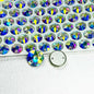 Different Size Multi Shape Top Quality Flat Back Round Sew-on Glass Crystal Rhinestones for Garment