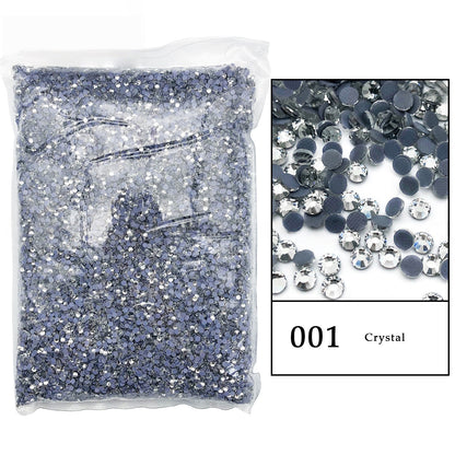 Wholesale Wholesale Glass Iron on Rhinestone Crystal Heat Transfer Washable Back Bulk Hotfix Rhinestones