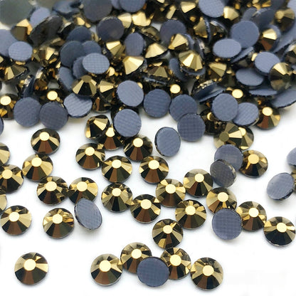 Wholesale Wholesale Glass Iron on Rhinestone Crystal Heat Transfer Washable Back Bulk Hotfix Rhinestones