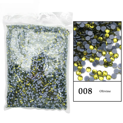 Wholesale Wholesale Glass Iron on Rhinestone Crystal Heat Transfer Washable Back Bulk Hotfix Rhinestones