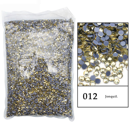 Wholesale Wholesale Glass Iron on Rhinestone Crystal Heat Transfer Washable Back Bulk Hotfix Rhinestones