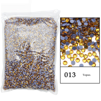 Wholesale Wholesale Glass Iron on Rhinestone Crystal Heat Transfer Washable Back Bulk Hotfix Rhinestones