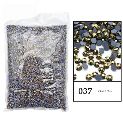 Wholesale Wholesale Glass Iron on Rhinestone Crystal Heat Transfer Washable Back Bulk Hotfix Rhinestones