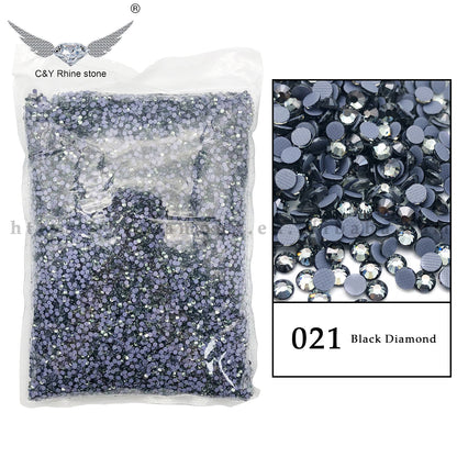 Wholesale Wholesale Glass Iron on Rhinestone Crystal Heat Transfer Washable Back Bulk Hotfix Rhinestones