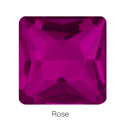Hot Sale Square Fancy Stone Colorful Crystal Jewelry Point Back Rhinestones
