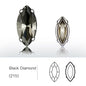 Acmore Crystal Navette Sew on Rhinestone With Setting for DIY Apparel Decoration