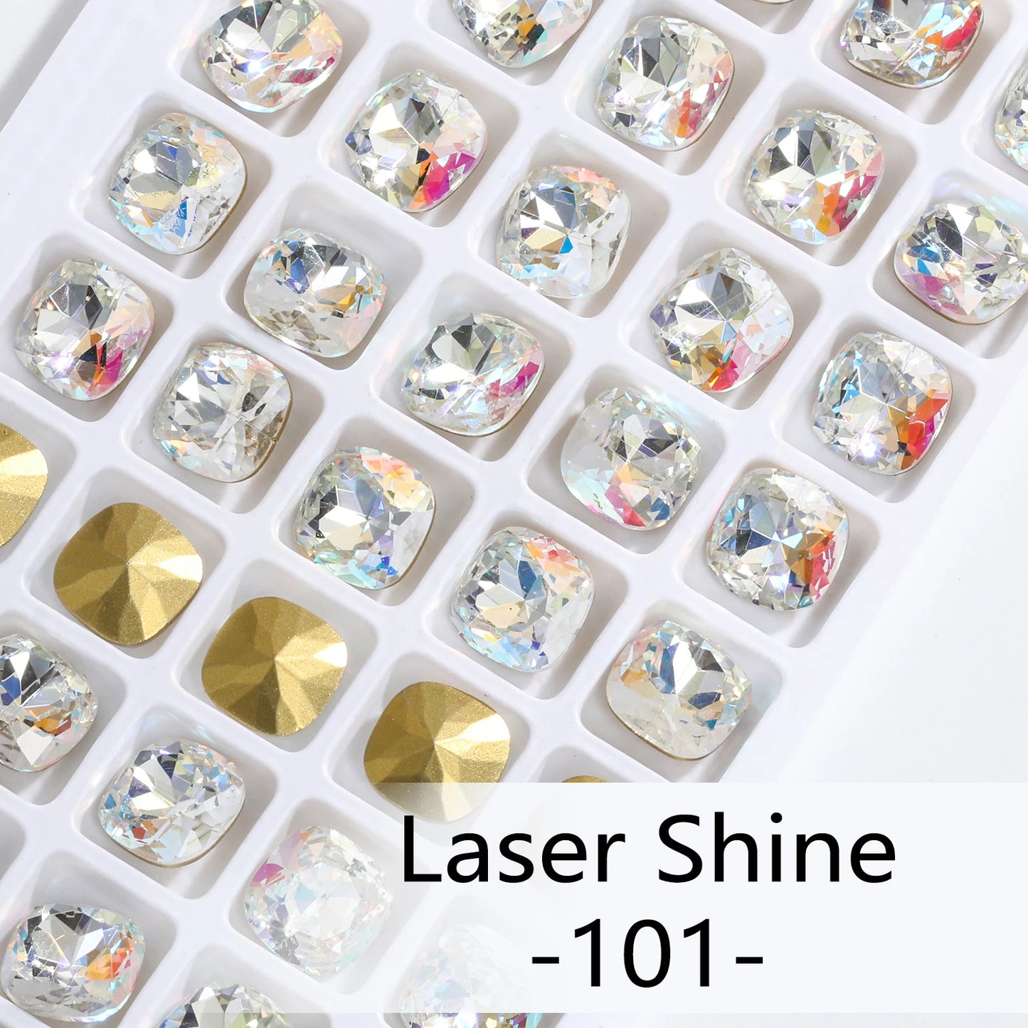 Acmore Crystal Wholesale Cushion Pointback Rhinestone K9 Glass Fancy Stone Loose Glass Design DIY Clothes Bags Shoes