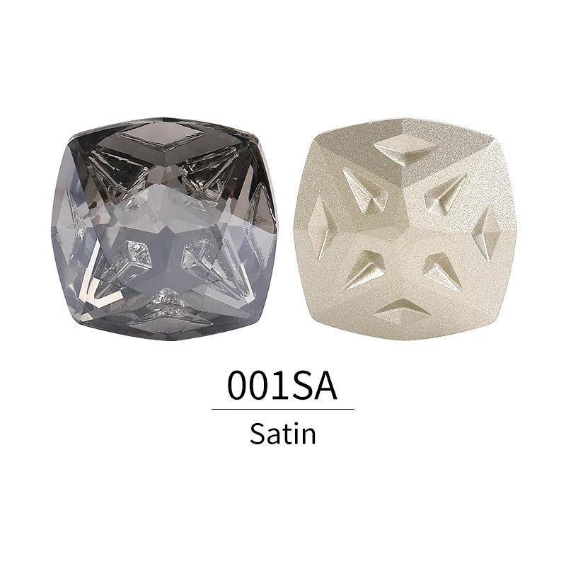 Acmore Crystal Cushion Shape Star Meteorite Series 12 /18mm K9 Glass Pointback Crystal Stones Rhinestones Jewelry Making Garment