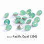 Acmore Crystal XIRIUS Chaton Shaped Opal Nail Art Rhinestones Bulk Wholesale Glass Crystals Bling Pointback Gems Jewelry Decorations