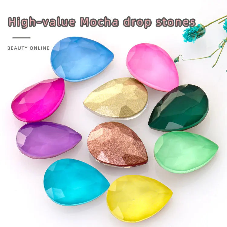 High Quality K9 Glass Crystal Drop Shape Sew on for Crafts/bag/clothing/dress Top K9 Rhinestones Garment Decoration