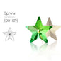 Acmore Crystal Wholesale Star Shape Pointback Crystal Stones K9 Glass Rhinestones for Clothing Nails Decoration
