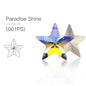Acmore Crystal Wholesale Star Shape Pointback Crystal Stones K9 Glass Rhinestones for Clothing Nails Decoration