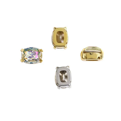 Acmore Crystal High Quality Pillow Shaped Copper Claws Crystal Rhinestones for Sewing Accessories
