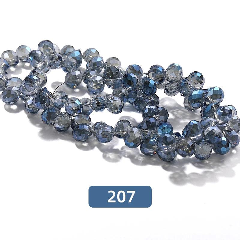 Acmore Crystal  8*10MM Shinning AB Color Faceted Cutting Strawberry  Tear Drop  Crystal Loose Beads Jewelry Accessories