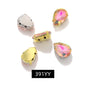 Acmore Crystal  Shadow  Series Piont Back Rhinestone With Claw Four Corners of Water Droplets Stone for Garment