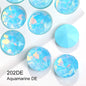 Acmore Crystal High Quality K9 Point Back Gemstone Flower Shape Glass Loose Rhinestones Opal Mocha Crystal Jewelry Diy Decoration