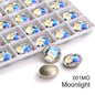Acmore Crystal High Quality K9  Crystal Glass 12mm Mandala Round Pointback  Rhinestones  for Decoration DIY Accessories