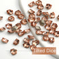 Acmore Crystal Light Padp Summer Style 3D Point Back More Shape Shiny Glass Crystal Nail Art Rhinestones