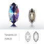 Acmore Crystal Navette Sew on Rhinestone With Setting for DIY Apparel Decoration