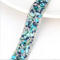 Acmore Crystal  Hot-Fix Gravel Tape 2cm Wide Rhinestone Chain Stone Cake Ribbon Trimming Wedding Decoration Sewing Accessories