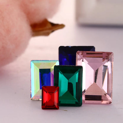 High Quality Jewelry Making Accessories Rectangular Rhinestones for Jewelry Decoration