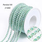 Acmore Crystal Hot Sale SS4-SS12 MI Series Color Shiny Round Stone Glass Silver Claw Rhinestones Chain Art Supplies DIY Accessories