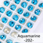 Acmore Crystal High Quality Gemstone Flower K9 Pointback Rhinestone Loose Stones Jewelry Glue on for DIY Decoration Clothing Desgin