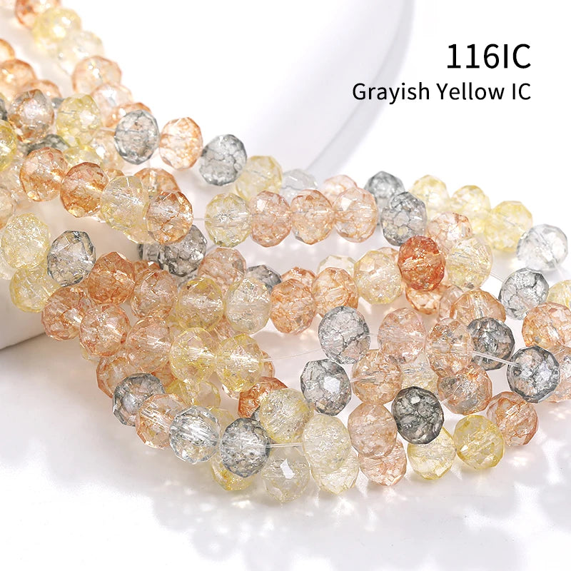 Acmore Crystal New Product Explosion Ice Flower Beads Many Colors DIY Handmade Floral Bead Bracelet Material Accessories
