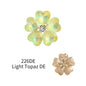 Acmore Crystal Wholesale Fancy Rhinestones Point Back Stone Heart Alloy Flower Glue on Fancy Rhinestones Decoration Jewelry Clothing