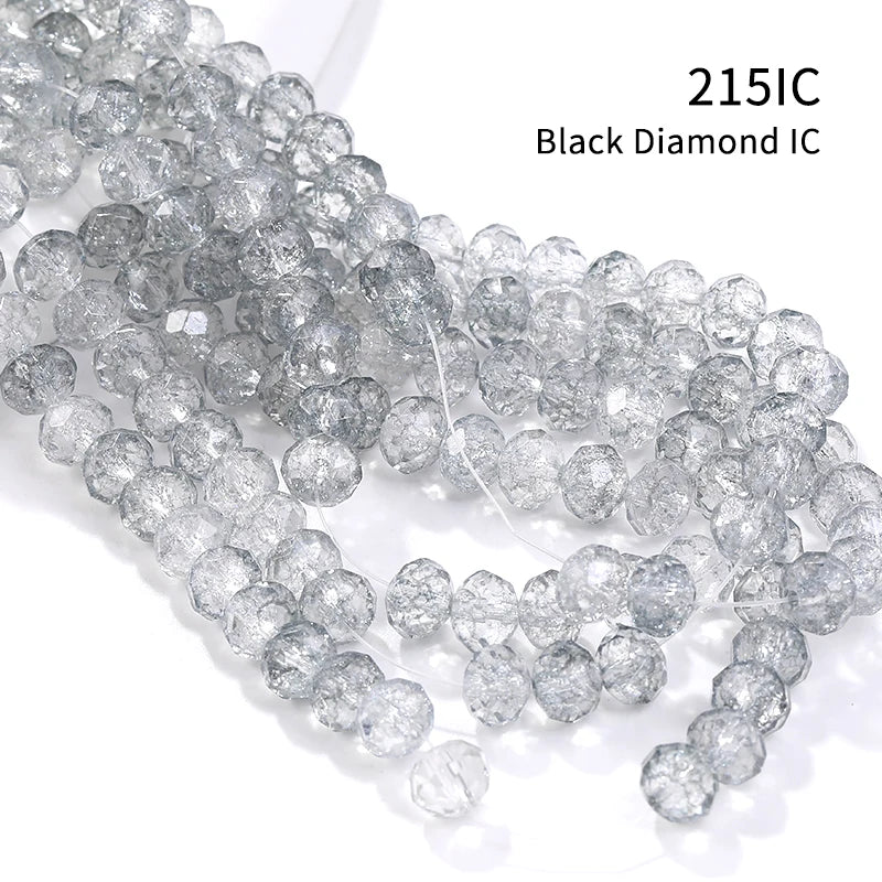 Acmore Crystal New Product Explosion Ice Flower Beads Many Colors DIY Handmade Floral Bead Bracelet Material Accessories