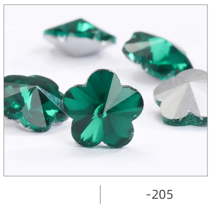 Wholesale High Quality Flower Shape Crystal Sew on Stones for Wedding Dress