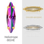 20 Colors Rhinestones Claw Settings Sew on Stones Crystal Rhinestones Gold Navette Claw Stones Navette Claw Stones