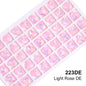 Acmore Crystal New Design Point Back Heart Shape Rhinestones Glass Crystal Stones Opal Mocha Fashion Nail Art Decoration