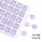 Acmore Crystal New Design Heart Shape Opal Mocha Rhinestones Point Back Glass Crystal Stones Fashion Clothing Decoration