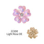 Acmore Crystal Wholesale Fancy Rhinestones Point Back Stone Heart Alloy Flower Glue on Fancy Rhinestones Decoration Jewelry Clothing