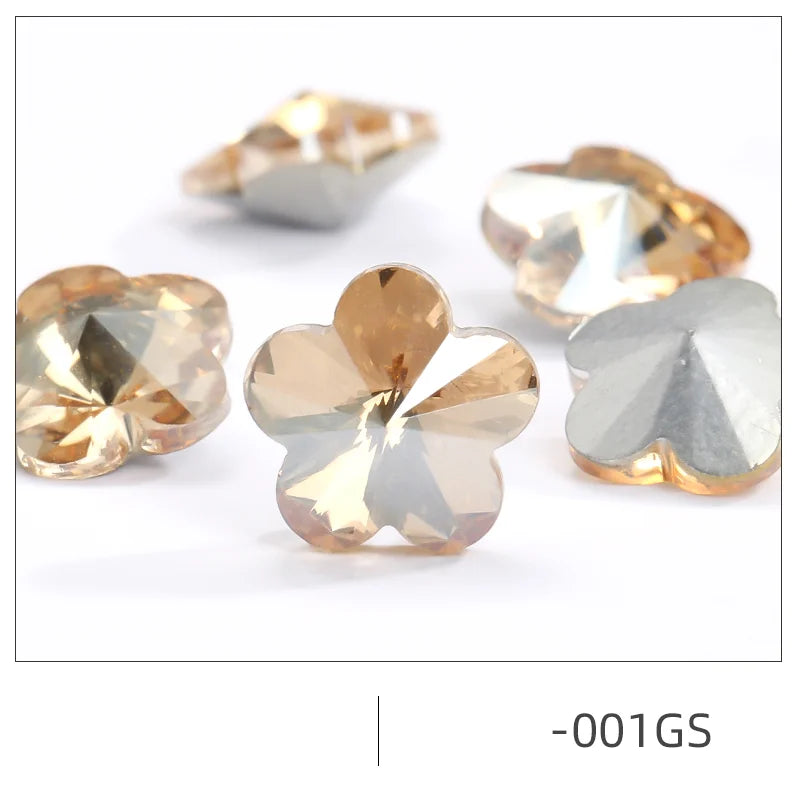 Wholesale High Quality Flower Shape Crystal Sew on Stones for Wedding Dress