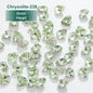 Acmore Crystal Design Chrysolite Series K9 Glass Various Shapes Rhinestone Loose Jewelry for Nail Art Rhinestones Fancy Decoration