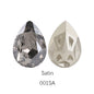 Acmore Crystal New Design Star Meteorite K9 Glss Drop Shape Pointback Crystal Beads Fancy Rhinestones for Bracelete Making Shoes Accessories