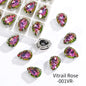 Acmore Crystal Crystals Rhinestone With Claw Strass Gems Sew on Rhinestone Drop Shape Crystal Fancy Stone With Claw for Garment