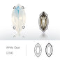 Acmore Crystal Navette Sew on Rhinestone With Setting for DIY Apparel Decoration