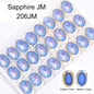 Acmore Crystal Oval Shaped Aurora Mocha K9 Glass Rhinestone With Golden Copper Hollow Claw Sewing on Clothes Garment DIY Accessories
