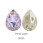 Acmore Crystal New Design Star Meteorite K9 Glss Drop Shape Pointback Crystal Beads Fancy Rhinestones for Bracelete Making Shoes Accessories