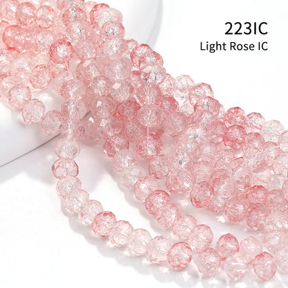 Acmore Crystal New Product Explosion Ice Flower Beads Many Colors DIY Handmade Floral Bead Bracelet Material Accessories
