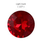Acmore Crystal Newest Big Size 27mm Gemstone Flower Crystal ab Pointback DIY Nail Art Supplies Rhinestone Decoration Accessories