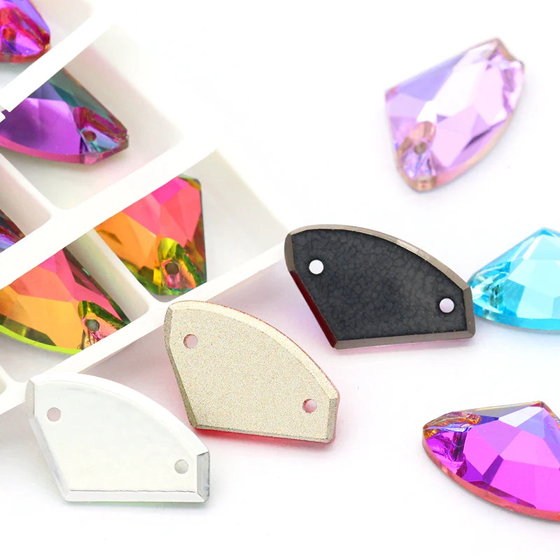 Xichuan Top Quality Jewelry Galactic Sew on Stone Glass Crystal Stones Flat Back Rhinestones for Sewing Craft Dress