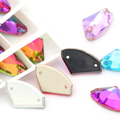 Xichuan Top Quality Jewelry Galactic Sew on Stone Glass Crystal Stones Flat Back Rhinestones for Sewing Craft Dress