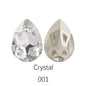 Acmore Crystal New Design Star Meteorite K9 Glss Drop Shape Pointback Crystal Beads Fancy Rhinestones for Bracelete Making Shoes Accessories
