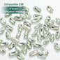 Acmore Crystal Design Chrysolite Series K9 Glass Various Shapes Rhinestone Loose Jewelry for Nail Art Rhinestones Fancy Decoration